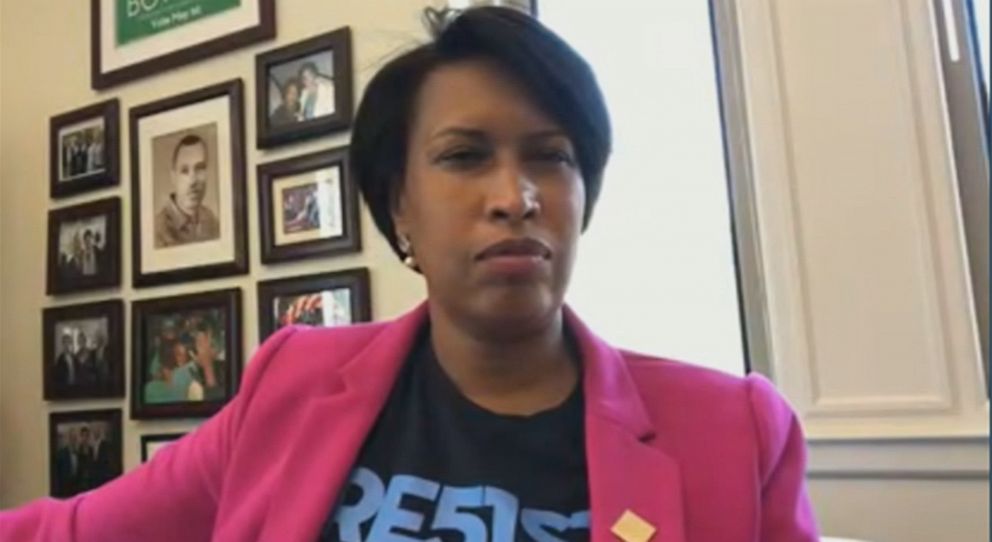 Washington, D.C., Mayor Muriel Bowser is seen here during a roundtable discussion with ABC News.