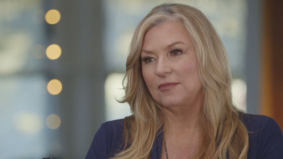 Debra Newell, the woman whose real-life story is depicted in 'Dirty John,' is seen here during an interview with "Nightline." 