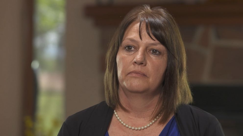 Justin Hansen's mother Doreen Shoemaker is seen here during a "20/20" interview. 