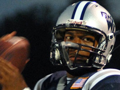 VIDEO: High school quarterback Reggie Garrett had just thrown a touchdown pass.