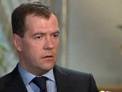 VIDEO: President Medvedev discusses arms reduction treaty and impressions of Obama.
