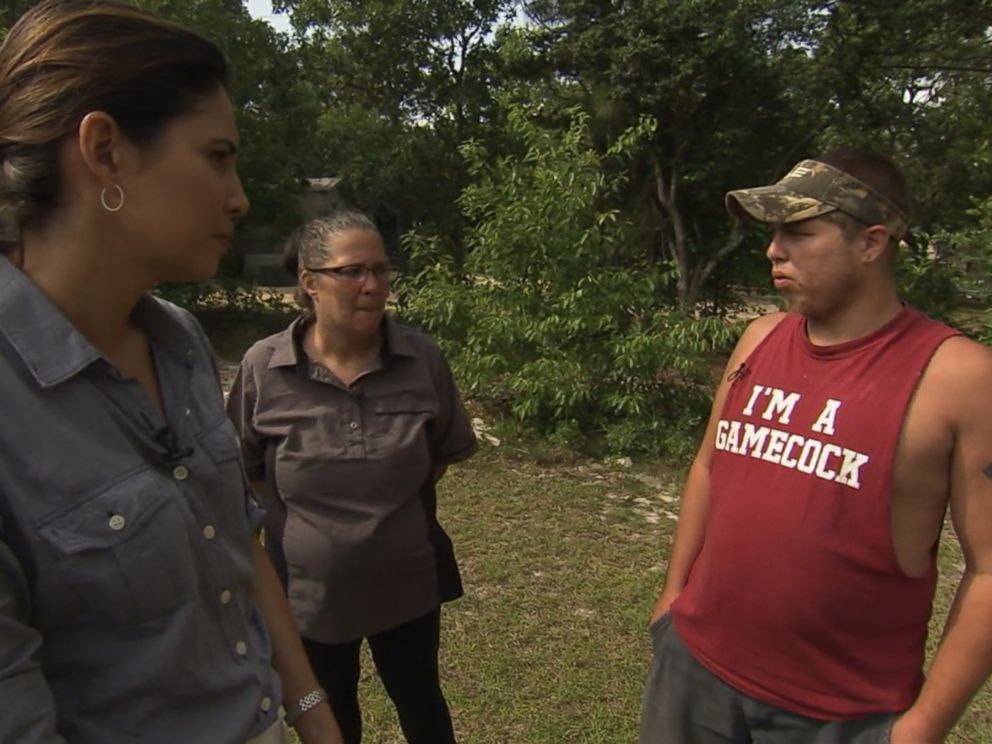 PHOTO: Childhood friend Joey Meek, seen wearing a South Carolina football t-shirt, said that he last saw suspect Dylann Roof the day before the shooting.