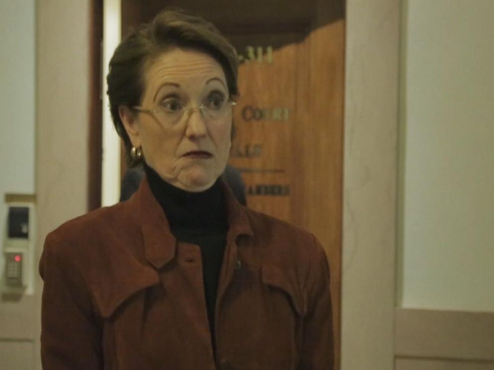 PHOTO: West Virginia Supreme Court Chief Justice Robin Jean Davis speaks with ABC News about her husband’s private jet deal.