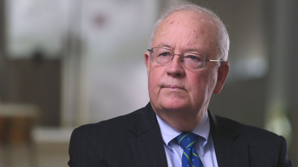 Ken Starr is seen here during a 2018 interview with ABC News.