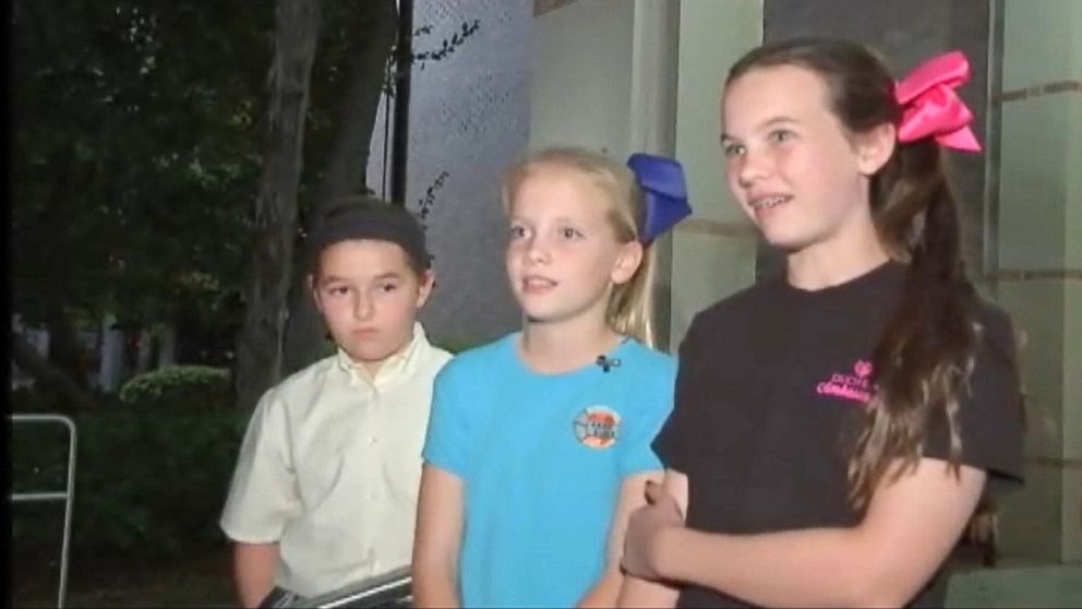 PHOTO: Three students from Duchesne Academy in Texas are seen in this video grab speaking about the loss of their projects after the Antares supply rocket exploded on Oct. 28, 2014 in Wallops Island, Va.