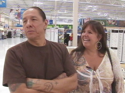 VIDEO: Rock Greensky and Debby South got engaged at an Idaho Wal-Mart.