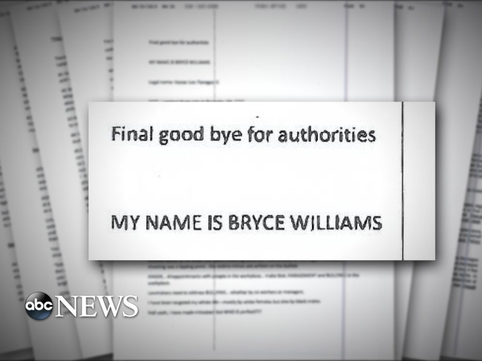 PHOTO: Vester Lee Flanagan II, the suspect in the Virginia shootings of a news reporter and cameraman, faxed a 23-page document to ABC News.