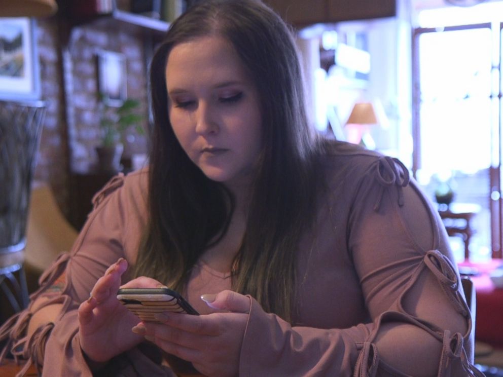Madison is seen here during an interview with 20/20.