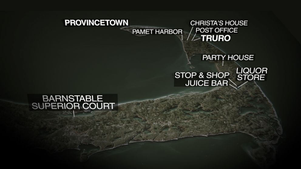 ABC News graphic map of Cape Cod. 
