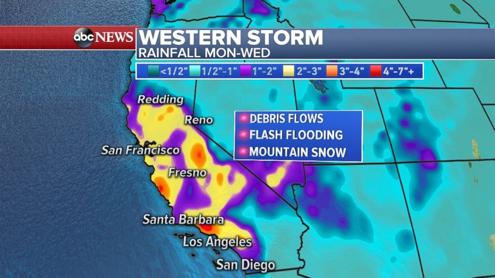 PHOTO: The West Coast is bracing for heavy rain.