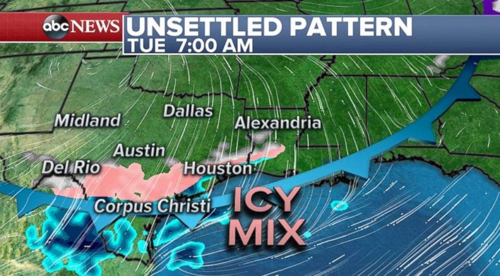 PHOTO: An icy mix is headed to southeast Texas.