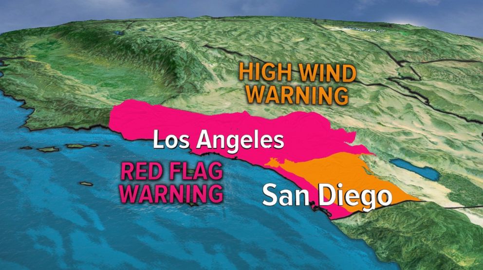 PHOTO: There is Red Flag Warning for Southern California.