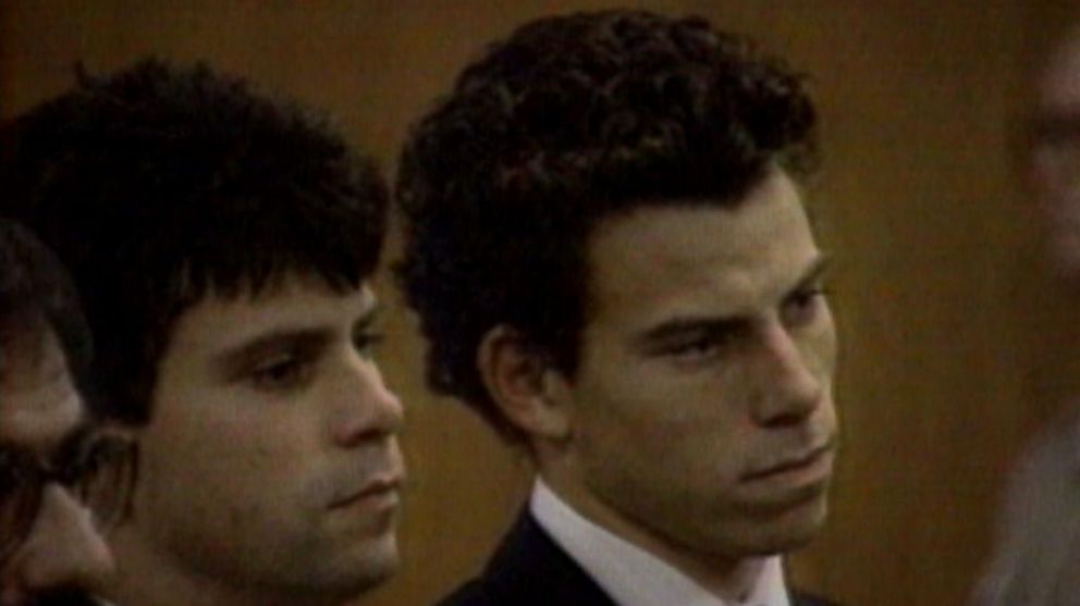 Lyle (left) and Erik (right) Menendez appear in court in May 1990.