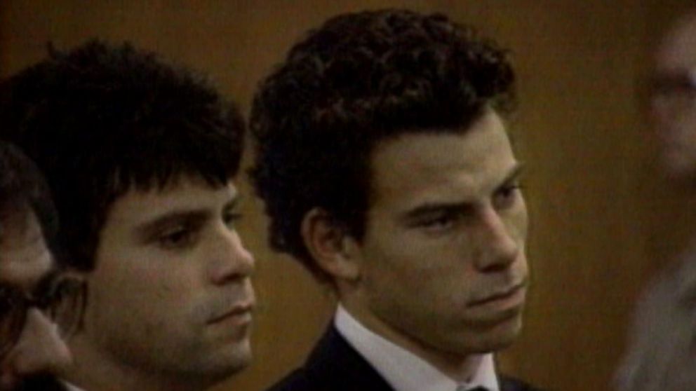 Lyle (left) and Erik (right) Menendez appear in court in May 1990.