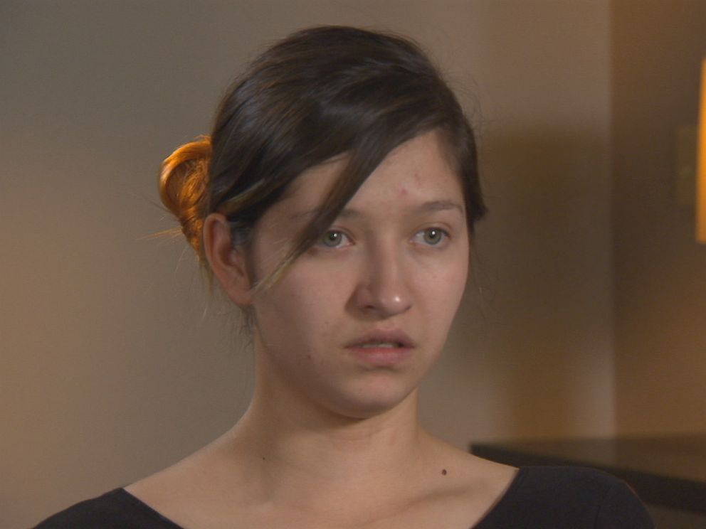 Nallely Hernandez is seen here during an interview with ABC News Nightline.