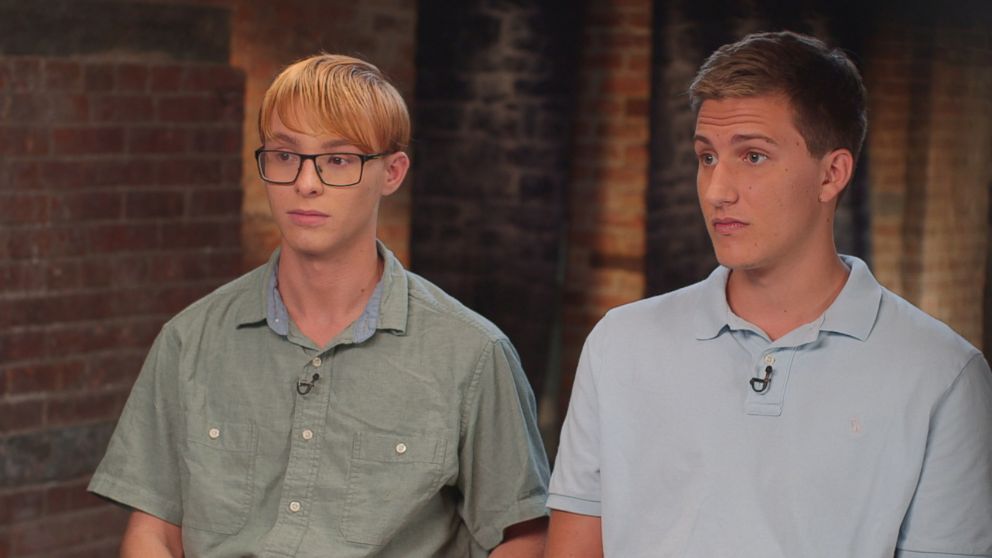 Alex McCarty and Noah Walton are seen here during an interview with ABC News' "20/20."