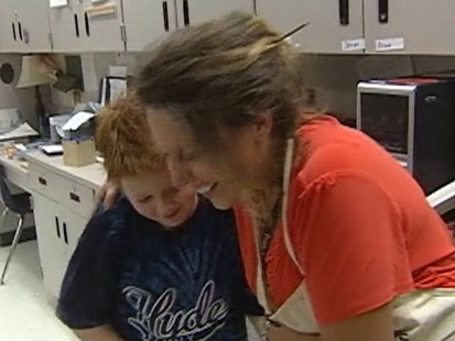 Video: Choking teacher saved by autistic student.