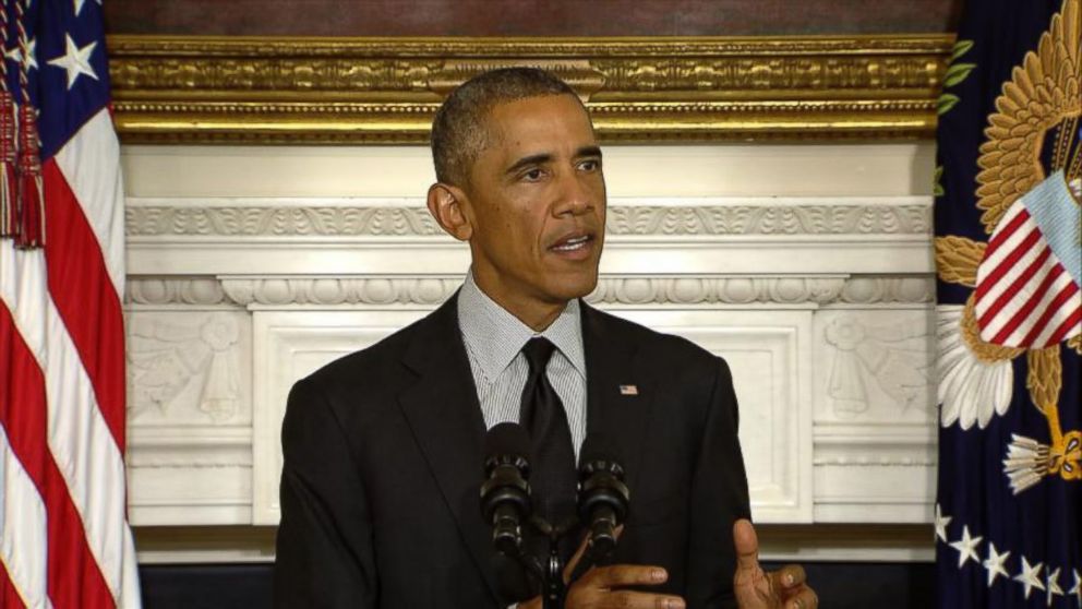 President Obama addresses the nation on Sept. 18, 2014. 