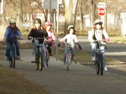 Video: Bike riding girls form neighborhood pet detective agency.