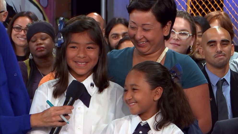 PHOTO: Rosemary Farfan was praised by Pope Francis for raising her two daughters 