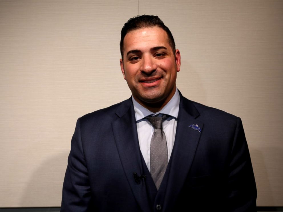 Sgt. Joey Imperatrice, the founder of Blue Lives Matter NY, is shown here during Nightlines discussion on racial issues.