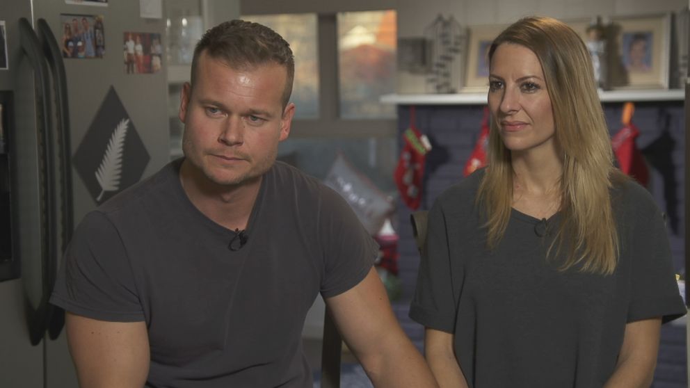 James and Melinda Ray are seen here during an interview with ABC News.