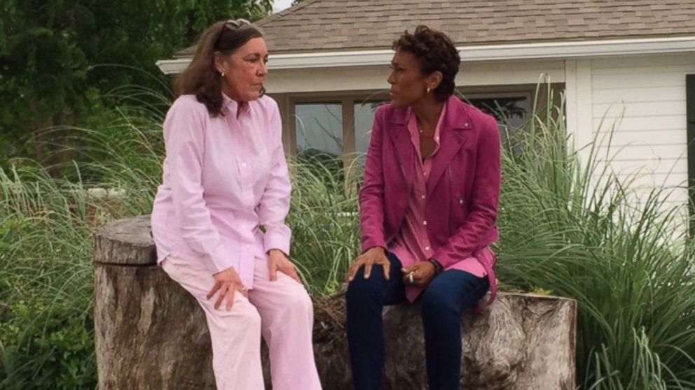 Hurricane Katrina survivor Diane Brugger talks with ABC's Robin Roberts. 