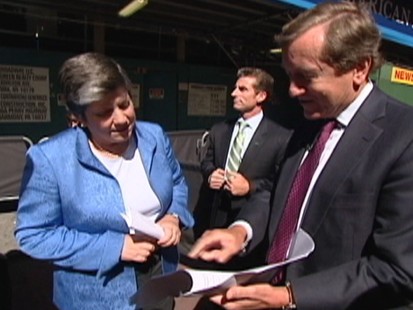 VIDEO: Janet Napolitano talks about subway safety