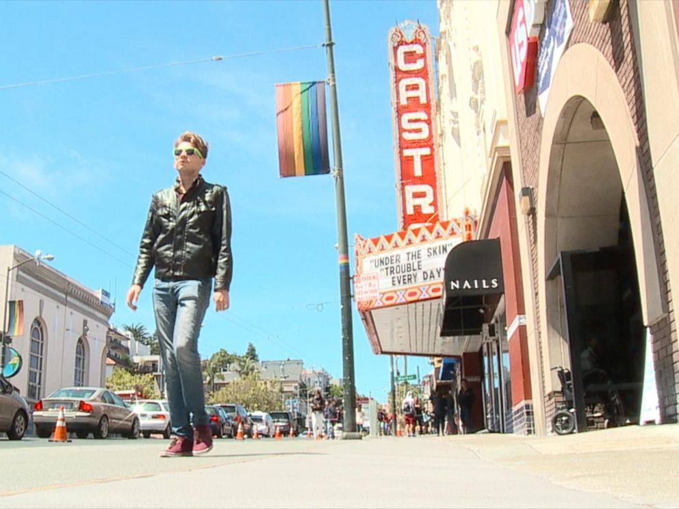 PHOTO: Viktor now living in San Francisco, after fleeing anti-gay attacks in Russia.