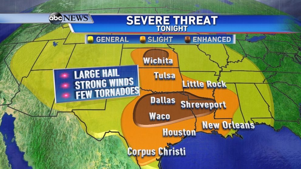 Severe Weather Outbreak for Parts of the Country This Weekend - ABC News