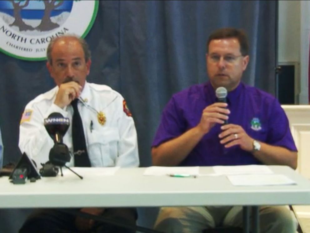PHOTO: A press conference in North Carolina on June 15, 2015 to address the shark attacks that recently occurred.