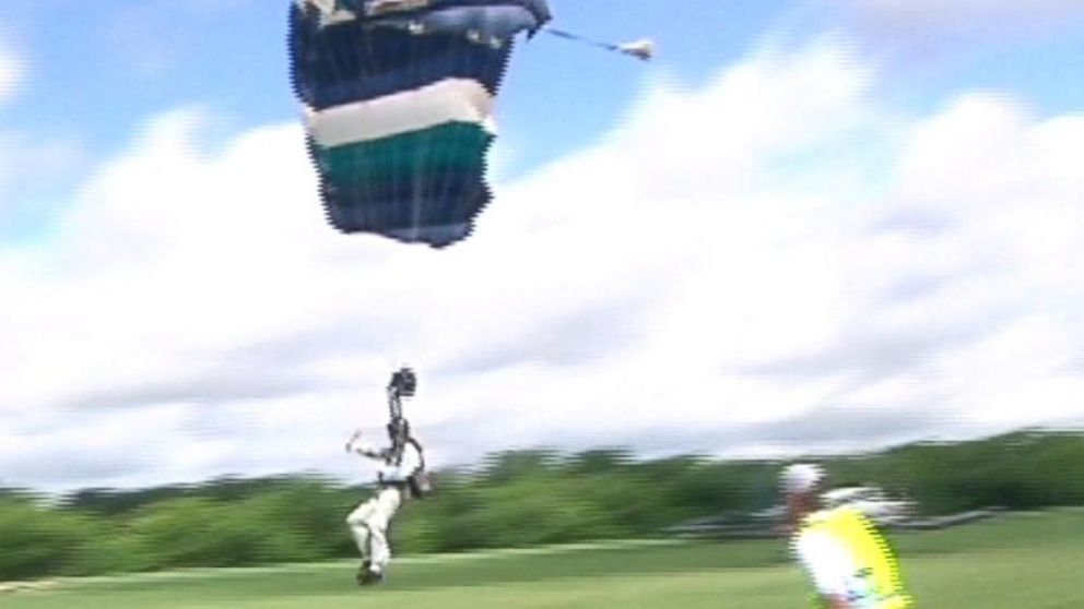 PHOTO: Kevin Burkhart -- owner of Skydive Twin Cities in Baldwin, Minnesota -- began his attempt to complete 300 skydive jumps in 24 hours on June 15, 2016. 