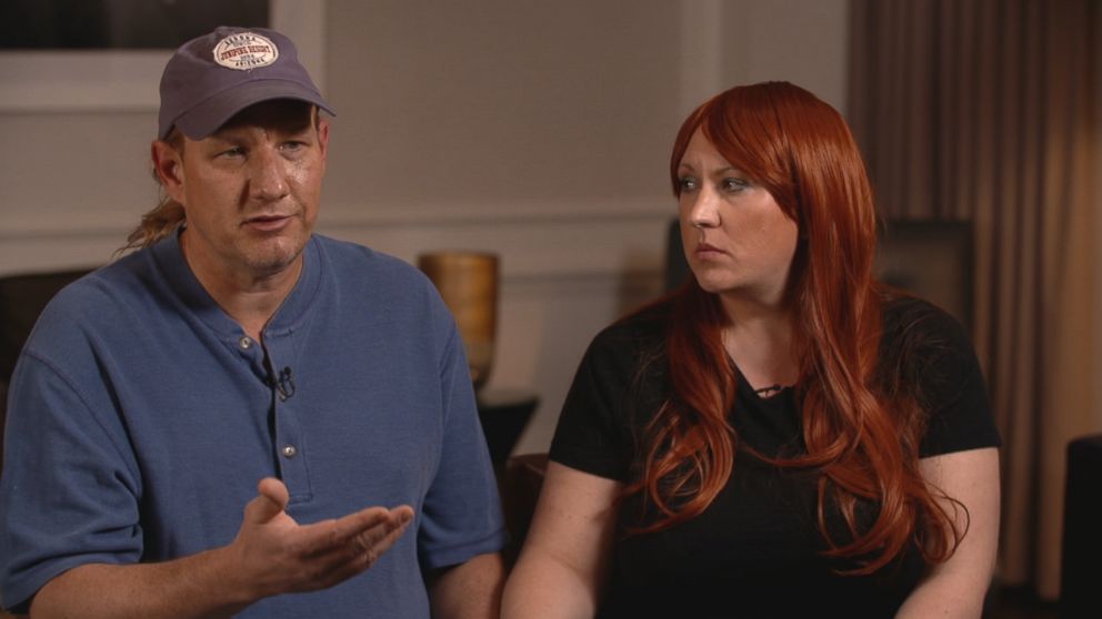 Todd Zonis and his wife Jennifer Zonis are seen here during an interview with "Nightline."