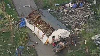 VIDEO: Footage of the powerful storm as it moved through central and southern United States.