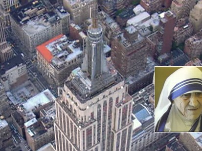 Video: Empire State building refused to honor Mother Theresa.