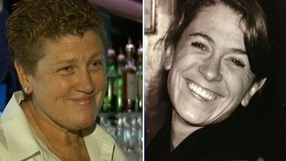 Maureen Donohue-Peters, left, and her niece Maureen Barrie, right, both work as waitresses Donohue's Steak House in Manhattan's Upper East Side and were gifted a big tip in costumer Robert Ellsworth's will. 