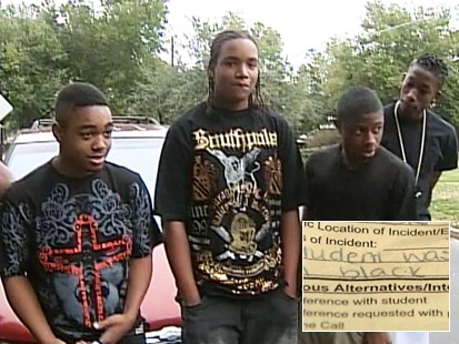 Video: Students accuse school of discrimination.