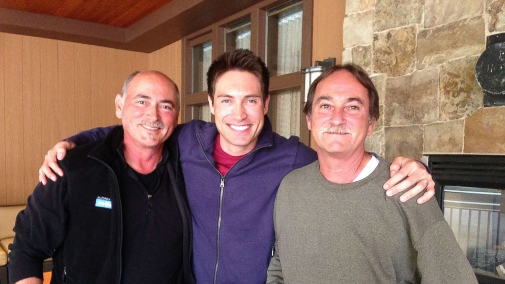 ABC's Whit Johnson (center) is seen here with his father (left) and his uncle (right) in Utah.  