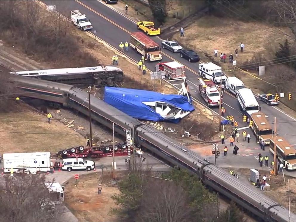 Amtrak Train Derails In North Carolina After Hitting Tractor Trailer 