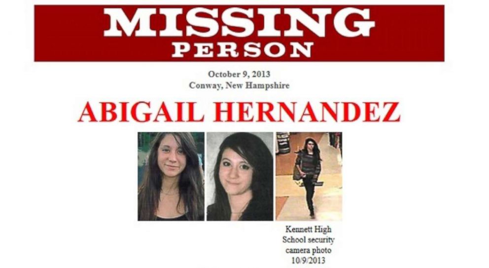 PHOTO: Abigail Hernandez disappeared during her walk home from school on Oct. 9, 2013.