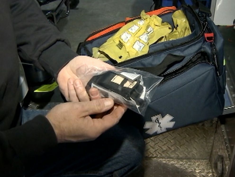 PHOTO: First responders in Nashua are equipped with tourniquets, special blood clotting bandages, and roll-out stretchers to be able to help victims as quickly as possible.