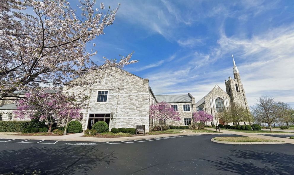 PHOTO: A street view grab from Google Maps shows Covenant School, Covenant Presbyterian Church in Nashville where an active shooter took place in on March 27, 2023.