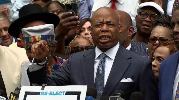 New York City Mayor Eric Adams launches re-election bid after tumultuous first term