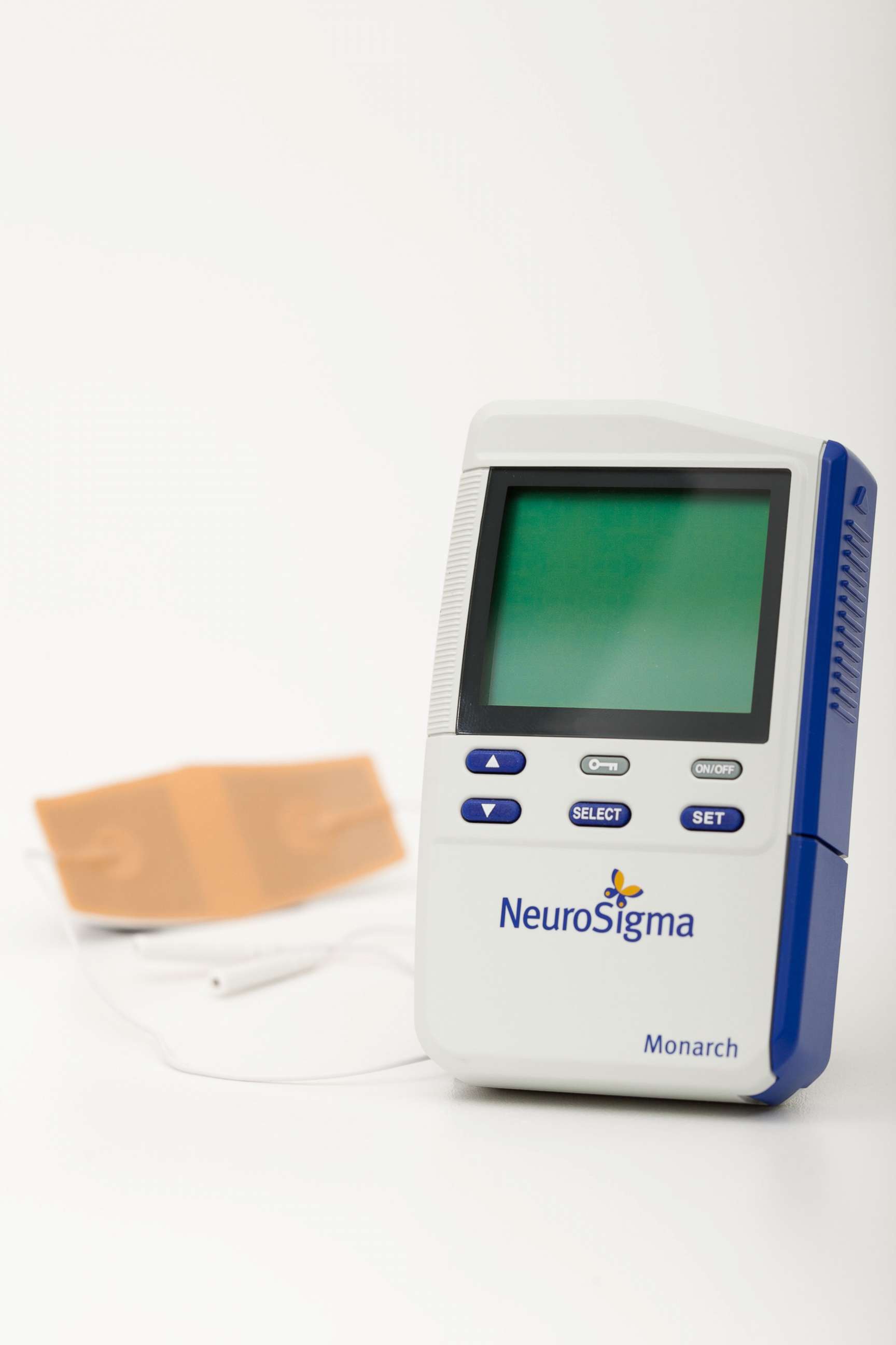 PHOTO: NeuroSigma's Monarch eTNS System as the first non-drug treatment for pediatric ADHD approved by the FDA. 