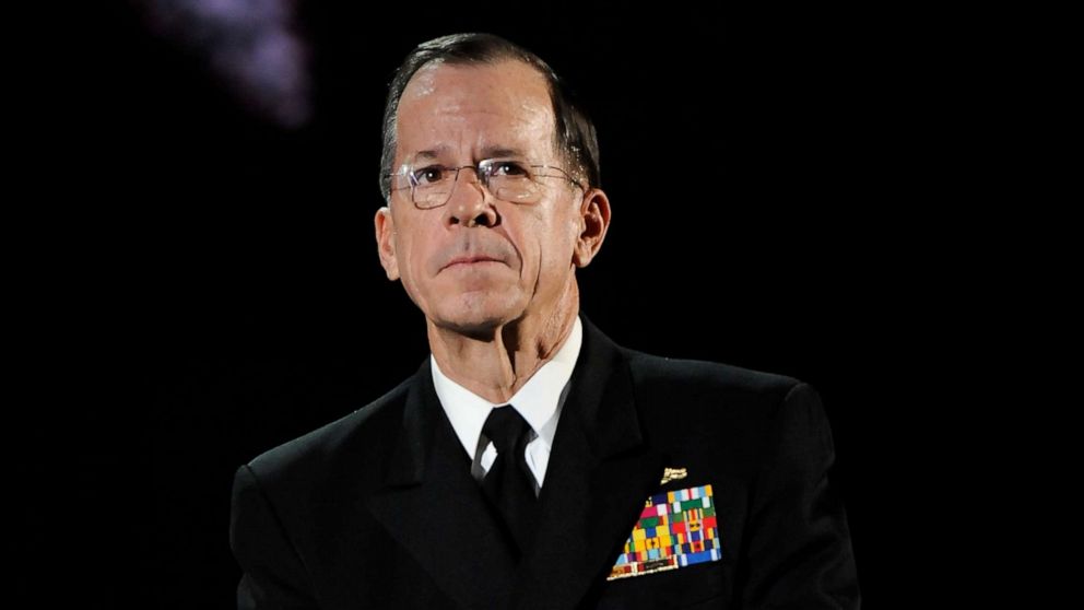 PHOTO: Chairman of the Joint Chiefs of Staff Admiral Michael Mullen appears onstage at an event on May 9, 2011, in New York.