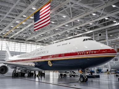 Trump unveils Qatari-donated 747 that will serve as Air Force One