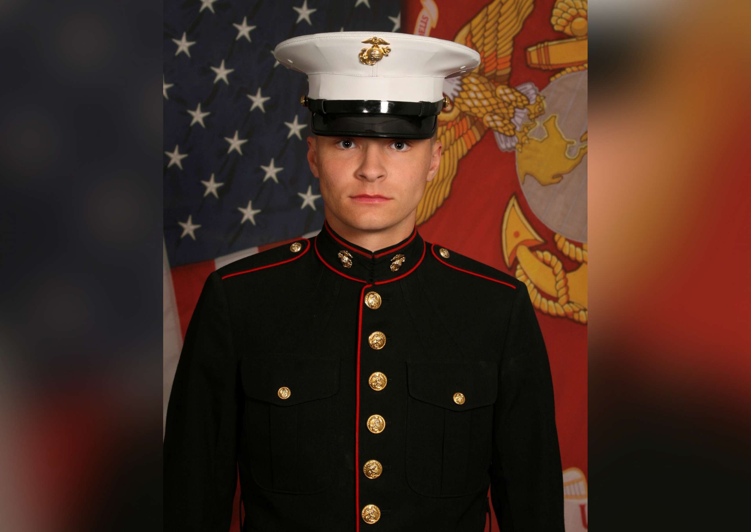 PHOTO: An undated photo of Daegan Page, 23, a Marine among the thirteen U.S. service members who were killed in a deadly airport bombing in Kabul, Afghanistan on Aug. 26, 2021. 