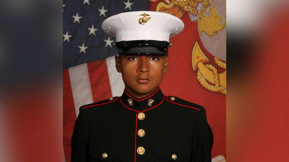 PHOTO: An undated photo of David Lee Espinoza, 20, a Marine among the thirteen U.S. service members who were killed in a deadly airport bombing in Kabul, Afghanistan on Aug. 26, 2021.