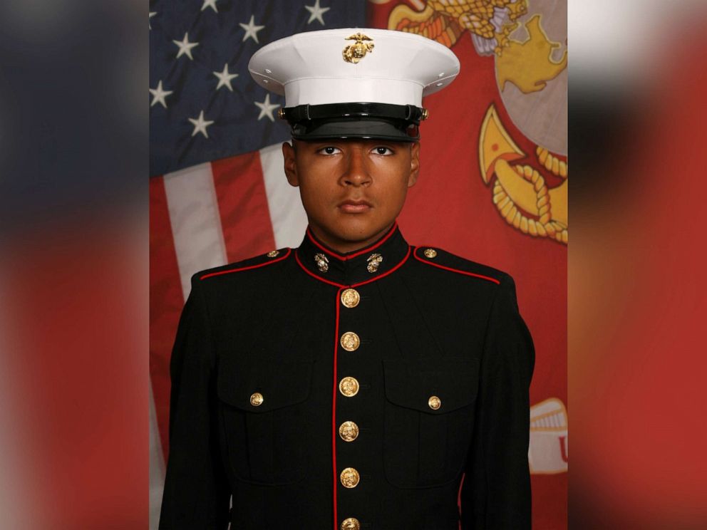 PHOTO: An undated photo of David Lee Espinoza, 20, a Marine among the thirteen U.S. service members who were killed in a deadly airport bombing in Kabul, Afghanistan on Aug. 26, 2021.