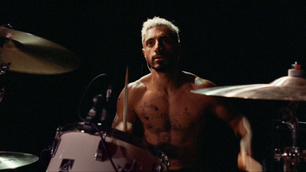 PHOTO: This image released by Amazon Studios shows Riz Ahmed in a scene from "Sound of Metal." 